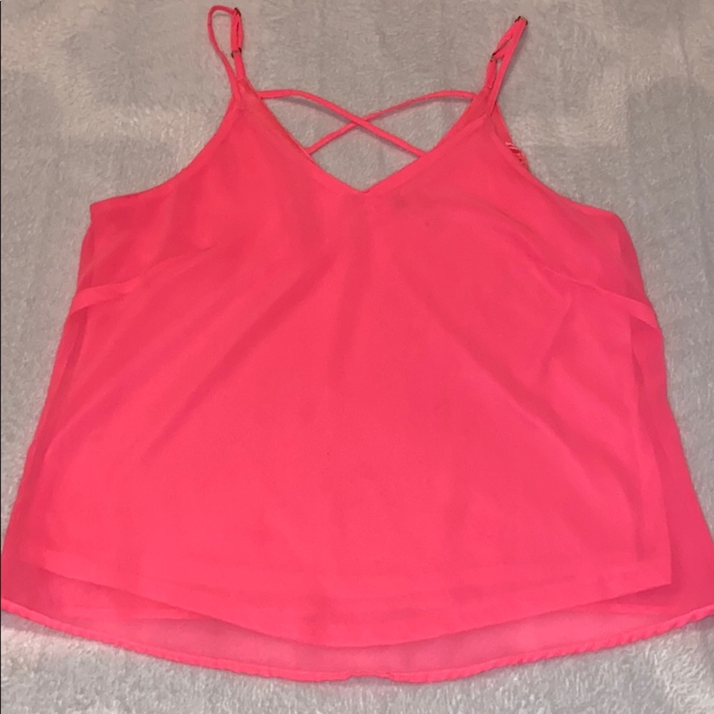 Hot Pink Tank Top Size M